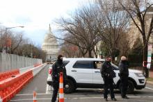 The U.S. Capitol preparation for the 2021 inauguration.